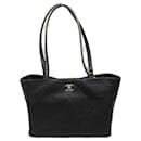 Schwarze Leder-Tote von Chanel