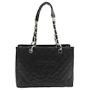 Chanel GST Tote Bag in Black Caviar Leather