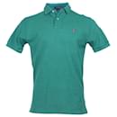 Polo Ralph Lauren Classic Fit Polo Shirt in Green Cotton