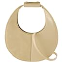 Mini Moon Split Purse - Staud - Cuero - Beige