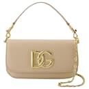 Shoulder Bag 3.5 - Dolce&Gabbana - Leather - Beige - Dolce & Gabbana