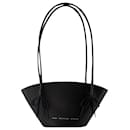 Small Shopper Bag With Bows - Chylak - Leather - Black - Autre Marque