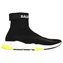 Balenciaga Speed Trainer Schuhe aus schwarzem Polyester