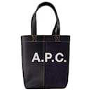 Bolsa Tote Axel - A.P.C. - Algodão - Marinho - Apc