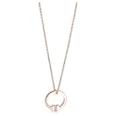 Colgante de diamante Tiffany T de Tiffany & Co. en oro rosa de 18k 0,06 CTW