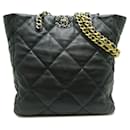 Bolsa de ombro Chanel 19 Chain Tote para mulheres