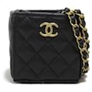 Chanel Lambskin Chain Shoulder Bag