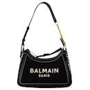 Bolsa de Ombro B-Army - Balmain - Lona - Marfim/Preto