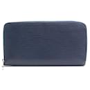 Louis Vuitton Epi Zippy Wallet Indigo Blue