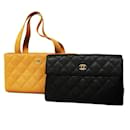 Borsa tote in pelle caviar beige Chanel