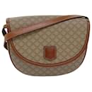 CELINE Macadam Canvas Shoulder Bag Beige Auth 80815 - Céline