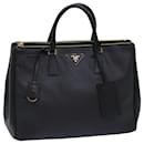 PRADA Sac à main en cuir Safiano Noir Auth ar12030 - Prada