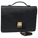 LOUIS VUITTON Epi Dokumententasche mit Schultergurt Schwarz M54462 LV Auth yk13596 - Louis Vuitton