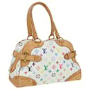 LOUIS VUITTON Sac à main Claudia Monogram Multicolore Blanc M40193 LV Auth ar12080 - Louis Vuitton