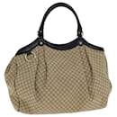 GUCCI Sukey Diamante Bolsa de mão em canvas bege 211943 Auth bs15886 - Gucci