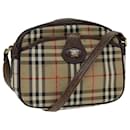 Burberrys Nova Check Shoulder Bag Canvas Beige Auth ep4667 - Autre Marque