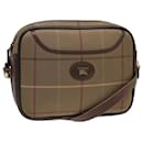 Burberrys Nova Check Shoulder Bag Canvas Beige Brown Auth ti1772 - Autre Marque