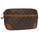 LOUIS VUITTON Monogram Compiegne 28 Clutch Bag M51845 LV Auth 82504 - Louis Vuitton