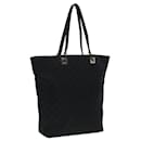 Borsa tote in tela GG Gucci nera 002 1098 002404 Auth 80833