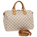 LOUIS VUITTON Borsa a Mano Damier Azur Speedy Bandoulière 30 2way N41052 Auth 81706 - Louis Vuitton