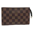 LOUIS VUITTON Pochette Marais Damier Ebene LV Auth ar12087 - Louis Vuitton