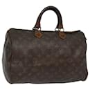 LOUIS VUITTON Bolsa de Mão Monogram Speedy 35 M41524 LV Auth 82171 - Louis Vuitton