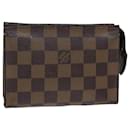 LOUIS VUITTON Damier Ebene Poche Toilette 15 Pouch N47548 LV Auth 81480 - Louis Vuitton