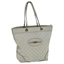 GUCCI GG Canvas Guccissima Tote Bag White 145984 Auth bs15884