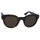 Lunettes de soleil GUCCI en plastique marron Auth am6443 - Gucci