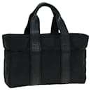 HERMES Acape Luco PM Hand Bag Nylon Black Auth bs15862 - Hermès