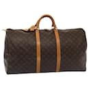 LOUIS VUITTON Monogram Keepall 60 Boston Bag M41422 LV Auth 81425 - Louis Vuitton