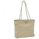 PRADA Shoulder Bag Nylon White Auth 81753 - Prada