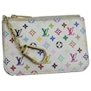 LOUIS VUITTON Pochette Cles NM Multicolore Porte-monnaie Blanc M93734 LV Auth 82054 - Louis Vuitton