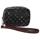 LOUIS VUITTON Monogram Multicolor Trousse Wapity Pouch Black M58034 Auth 82718 - Louis Vuitton