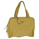 PRADA Sac à main en nylon jaune Auth 82566 - Prada