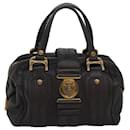 GUCCI Bolsa Histeria em lona Guccissima GG de couro cinza 186235 Auth 83358