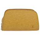 LOUIS VUITTON Epi Dauphine PM Pouch Jaune M48449 LV Auth yt1002 - Louis Vuitton