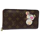 LOUIS VUITTON Monogram Panda Porte Monnaie Zip Long Wallet M61729 Auth yk13520 - Louis Vuitton