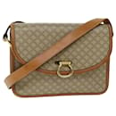 Bolsa de ombro em lona Macadam CELINE bege Auth 81639 - Céline