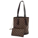 LOUIS VUITTON Bolsa de Ombro Damier Ebene Marais N42240 LV Auth ar12122 - Louis Vuitton