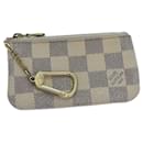 LOUIS VUITTON Damier Azur Pochette Cles Coin Purse N62659 LV Auth 82352 - Louis Vuitton