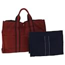 HERMES Hand Bag Red Wine Red Auth yk12913 - Hermès