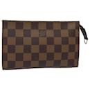 LOUIS VUITTON Pochette Marais Damier Ebene LV Auth 81353 - Louis Vuitton