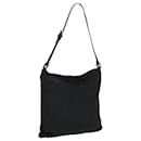 FENDI Zucca Canvas Shoulder Bag Black Auth yk13590 - Fendi