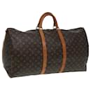 LOUIS VUITTON Monogram Keepall Bandouliere 60 Sac de Boston M41412 LV Auth am6492 - Louis Vuitton