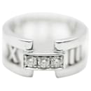 Tiffany & Co. Atlas Ring in 18K White Gold 0.12 CTW