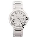 Cartier Ballon Bleu W69011Z4 3005318014UX SS QZ Visage Argenté