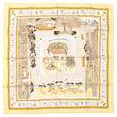 Hermès Carré 90 "RETOUR A LA TERRE" 100% Silk Scarf