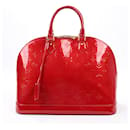 Louis Vuitton Vernis Alma GM Handbag in Red M93596