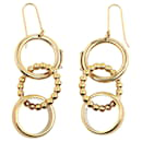 Gold Dolce & Gabbana Gold Plated D&G Hoop Earrings